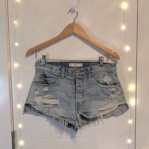 Abercrombie Jean Shorts
